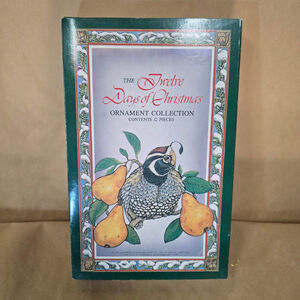 12 days of Christmas 2-D ornaments *flaw on 1*